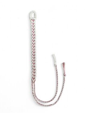 Handwoven Pink and White Braided Friendship Bracelet